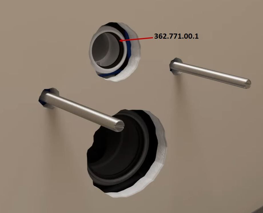 Geberit lip seal for flush pipe, diameter 45 mm