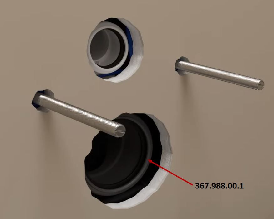 Joint torique Geberit PEHD, diamètre 90 mm pour coude de raccordement Geberit — vue 2
