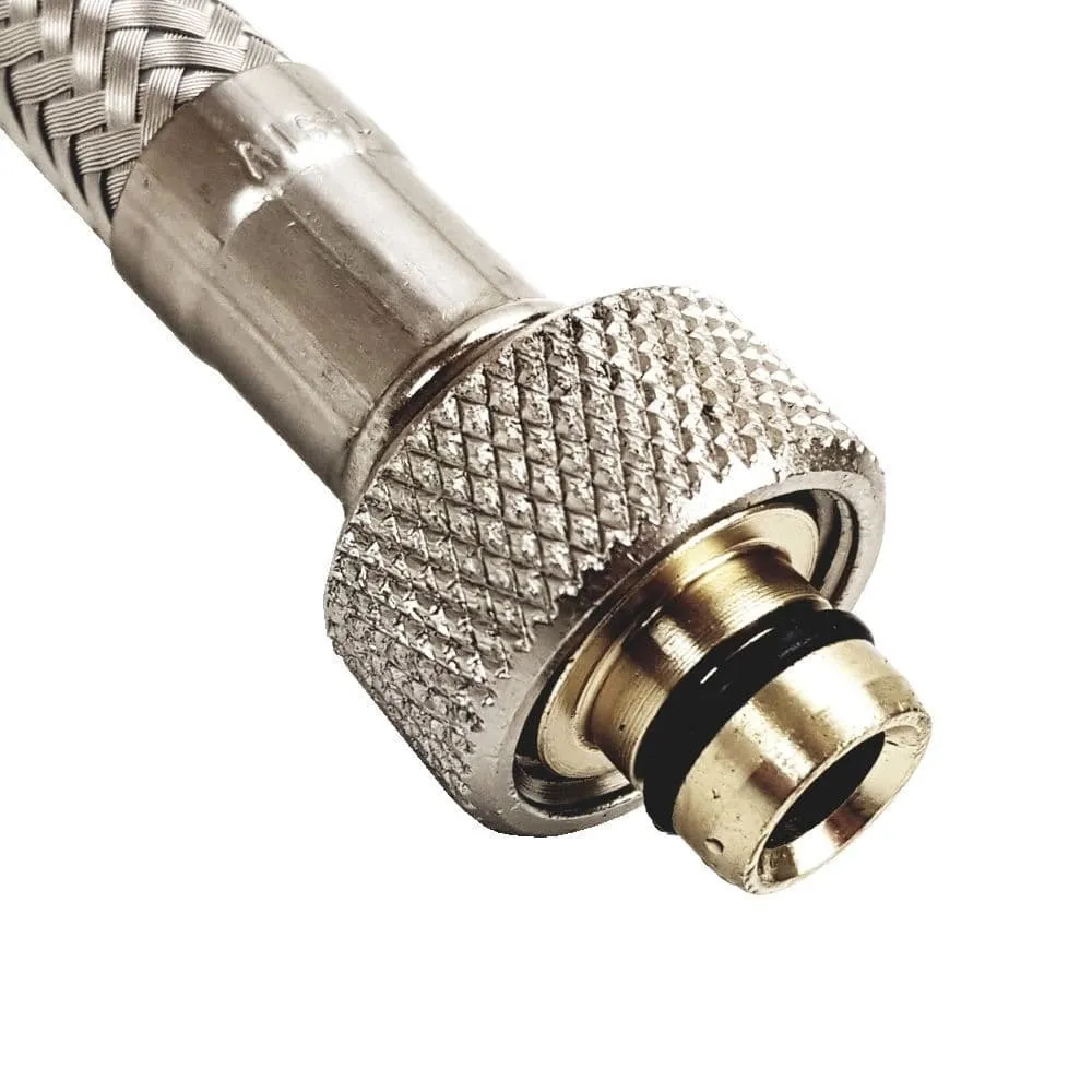 Flexible à tresse métallique résistant à l'eau de mer, pour réservoir à encastrer Geberit Alpha et Sigma 8 cm — vue 4