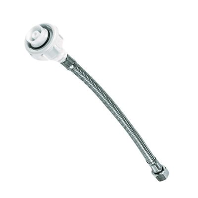 Flexible Geberit à tresse métallique résistant au dézingage, pour réservoir à encastrer Twinline 8 et 12 cm