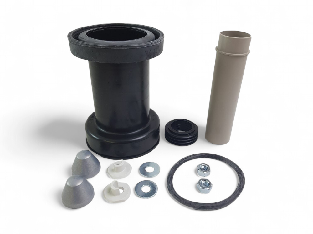 Kit de raccordement Geberit pour WC suspendu longueur 18,5 cm avec joint torique — vue 3