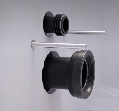 Geberit connection kit for wall-hung toilet, length 18.5 cm, with O-ring