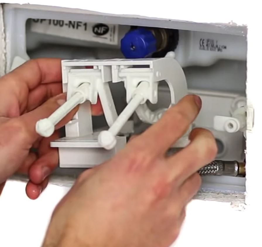 Bloc support pour réservoir à encastrer Geberit Delta 12 cm et Twinline 12 cm — vue 3
