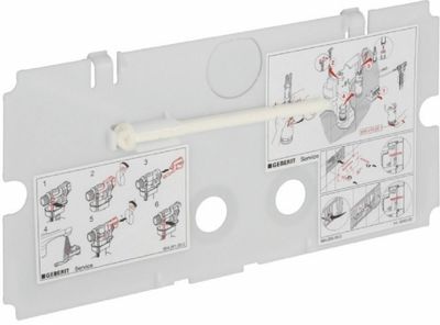 Plaque de protection Geberit pour réservoir à encastrer Twinline 8 cm et 12 cm