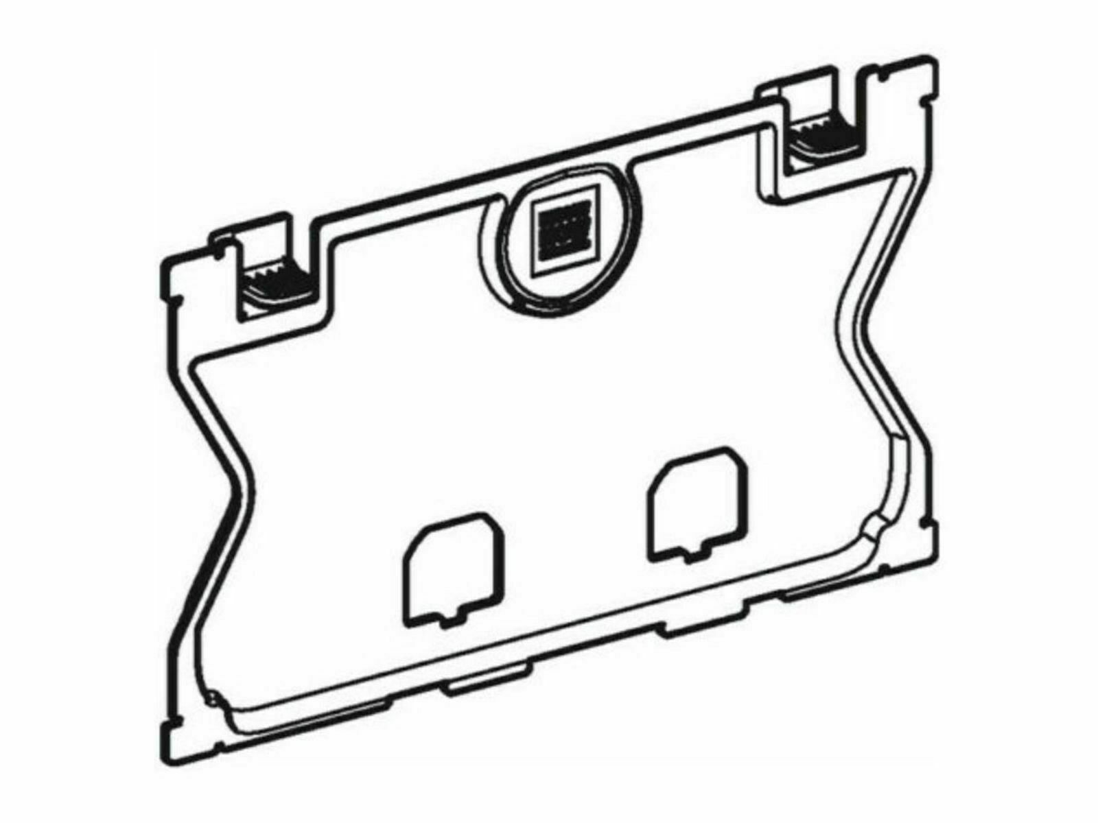 Plaque de protection Geberit pour réservoir à encastrer Sigma 8 cm - vue 3