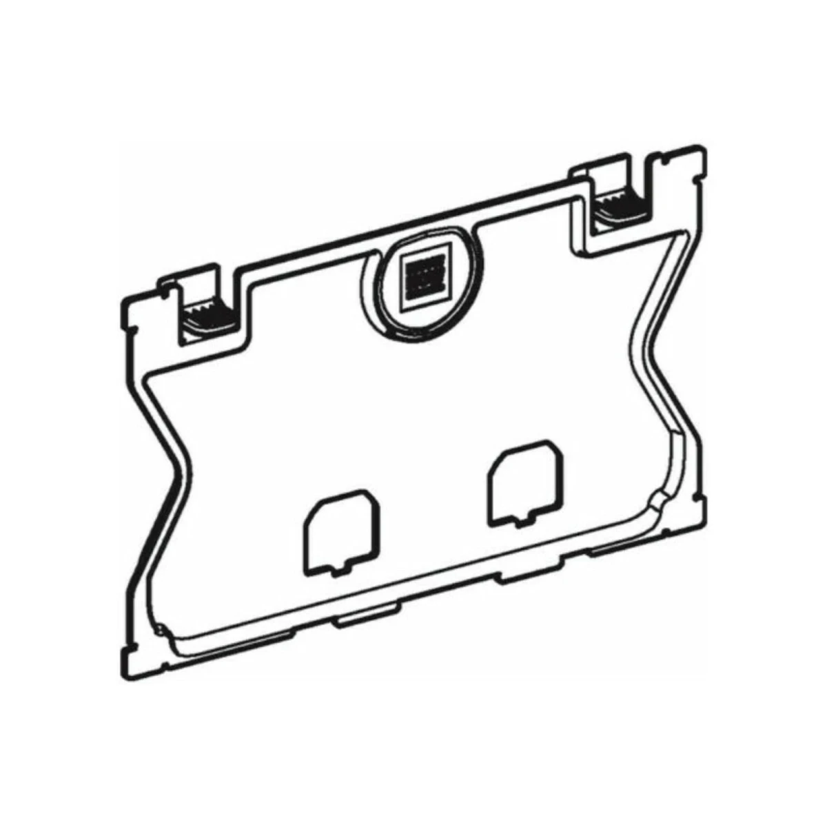 Plaque de protection Geberit pour réservoir à encastrer Sigma 12 cm — vue 3