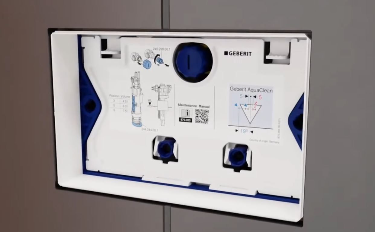 Geberit protection plate for Sigma 12 cm concealed cistern