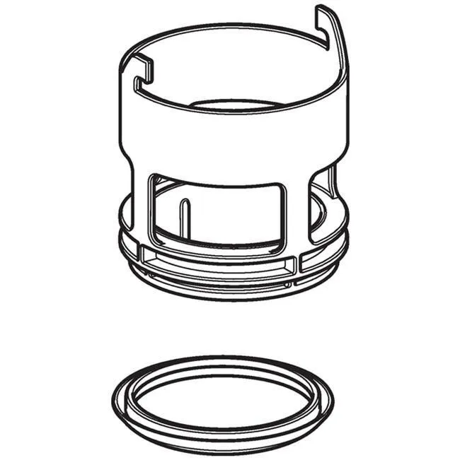 Bassin pour réservoir à encastrer Geberit Delta 8 cm, Alpha 8 cm et Sigma 8 cm — vue 4