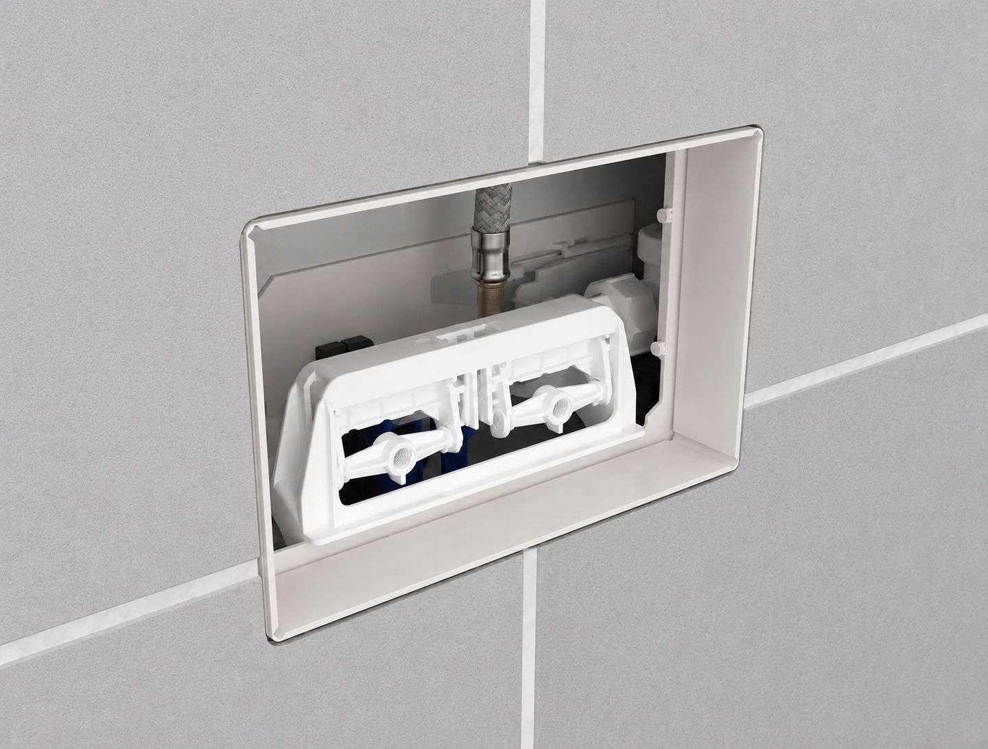 Support block for Geberit Alpha concealed cistern 8 cm