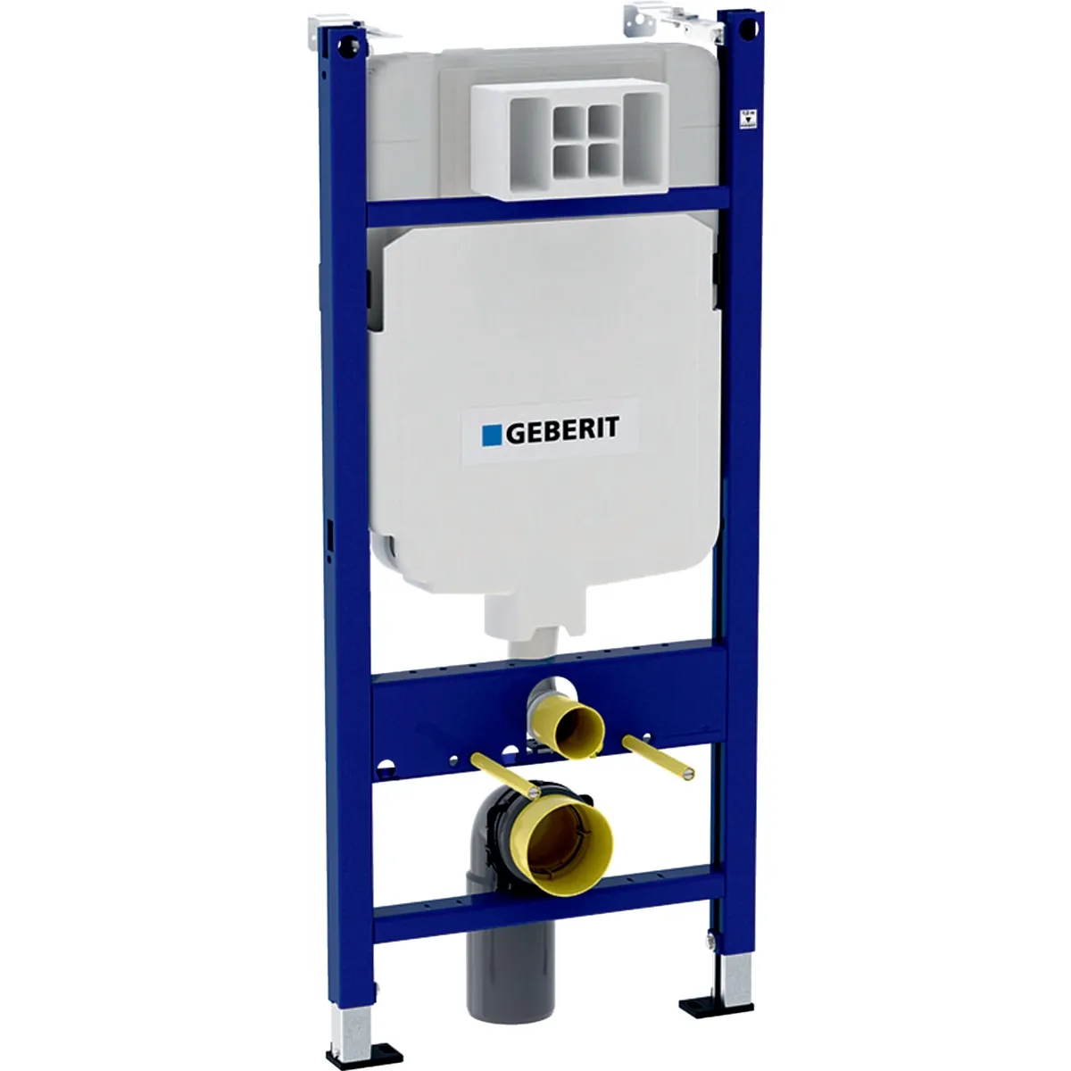 Bâti-support Geberit Duofix Alpha 8 cm pour montage dans parois en plâtre