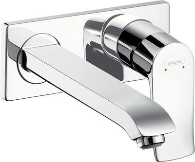 Mitigeur de lavabo encastré Hansgrohe Metris 225 mm en laiton chromé