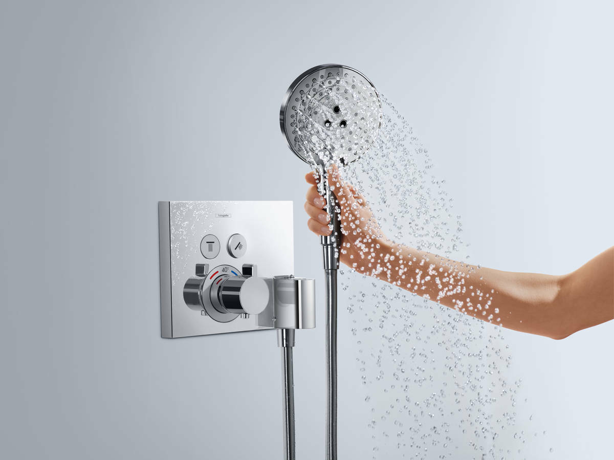 Set de finition pour mitigeur thermostatique encastré Hansgrohe ShowerSelect - vue 4
