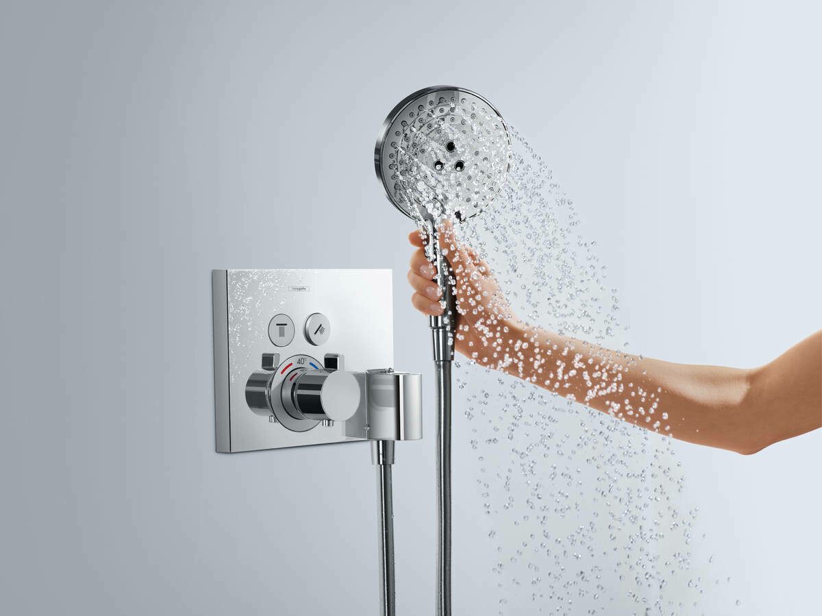 Set de finition pour mitigeur thermostatique encastré Hansgrohe ShowerSelect — vue 4