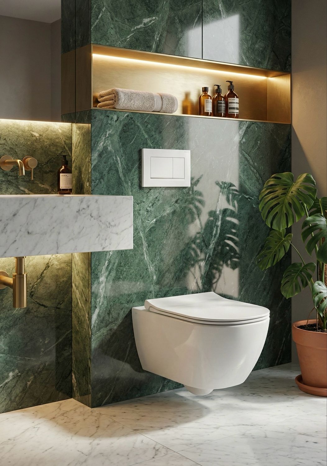 Geberit Smyle Square Wall-Hung Toilet Pack with Rimfree Flush, Hidden Fixings, and Removable Soft-Close Antibacterial Seat