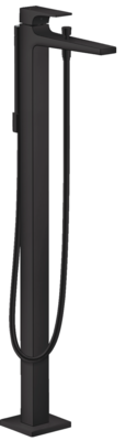Hansgrohe Metropol Bath/Shower Mixer for Floor Mounting in Matte Black