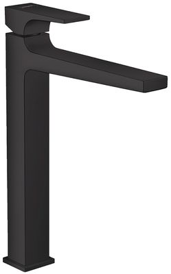 Hansgrohe Metropol 260 Basin Mixer Tap with Push-Open Waste in Matte Black
