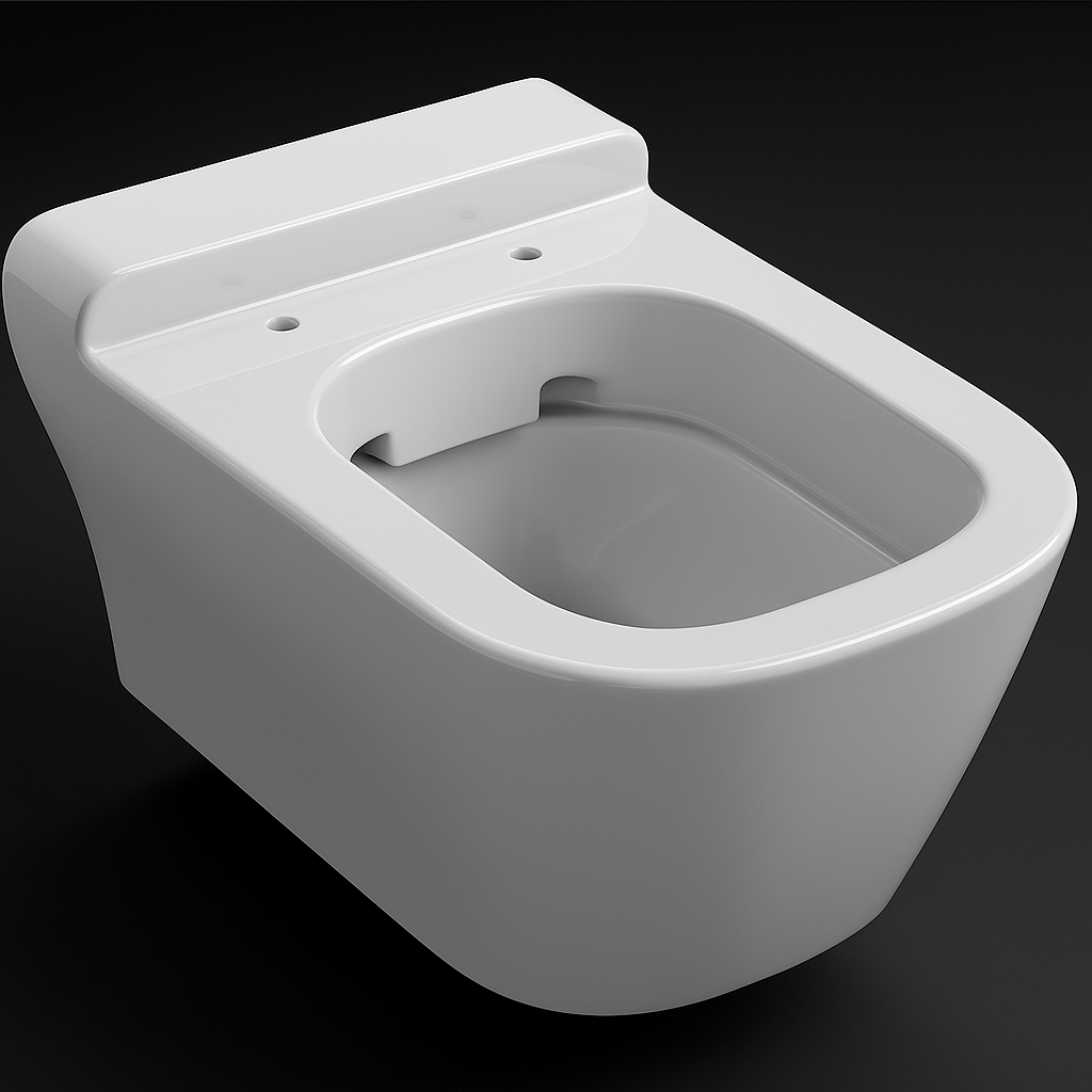 Cuvette suspendue Geberit myDay carénée Rimfree KeraTect® ​avec fixations cachées ​(sans abattant) - vue 2