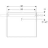 Miroir lumineux Geberit iCon 90 cm