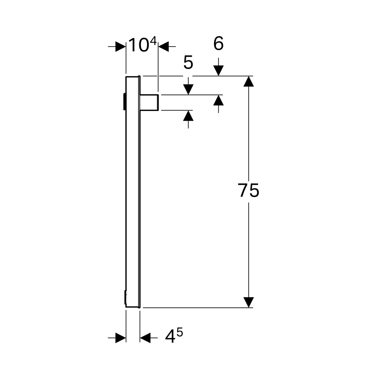 Miroir lumineux Geberit iCon 90 cm - vue 5