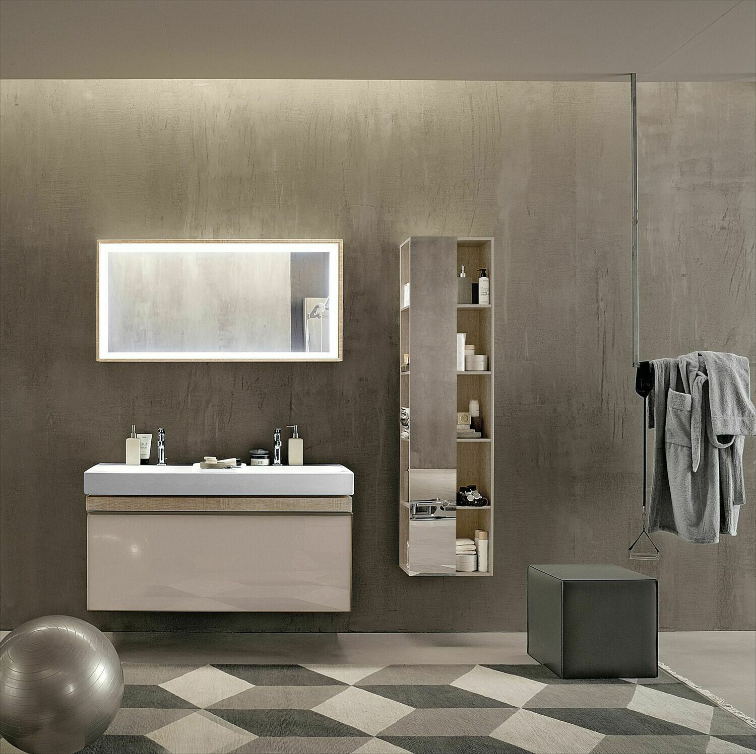 Miroir lumineux Geberit Citterio 118.4 cm — vue 3