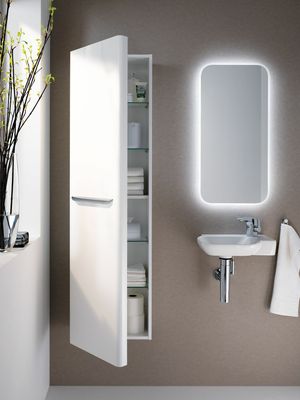Miroir lumineux Geberit myDay 40 cm avec éclairage indirect