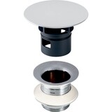 Bonde Geberit à écoulement libre et recouvrement de soupape pour lavabo (longueur de filetage 8 cm)