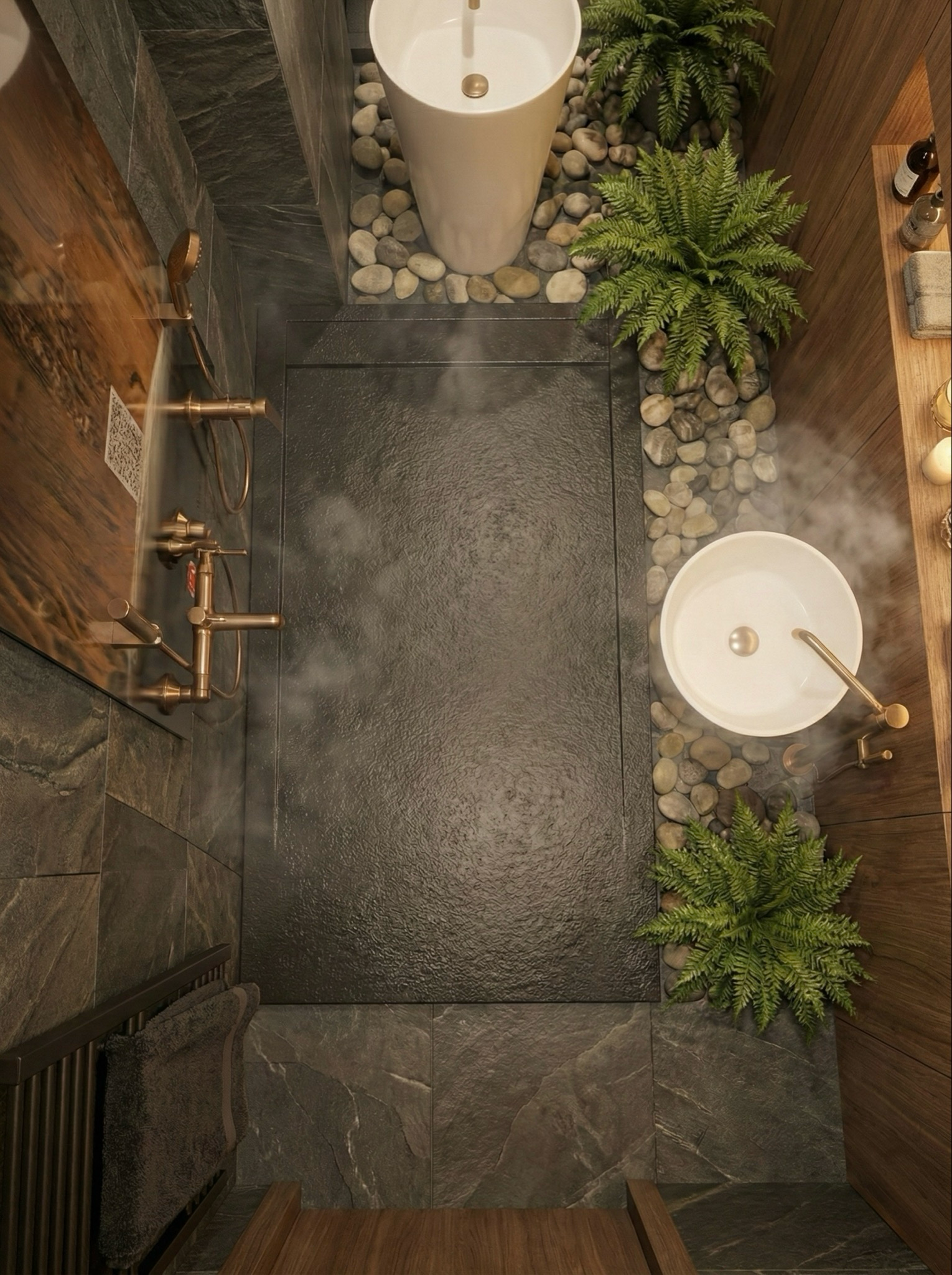 Receveur de douche rectangulaire Galaxite extra-plat et anti-dérapant (100 à 180 cm) x 80 cm - vue 21