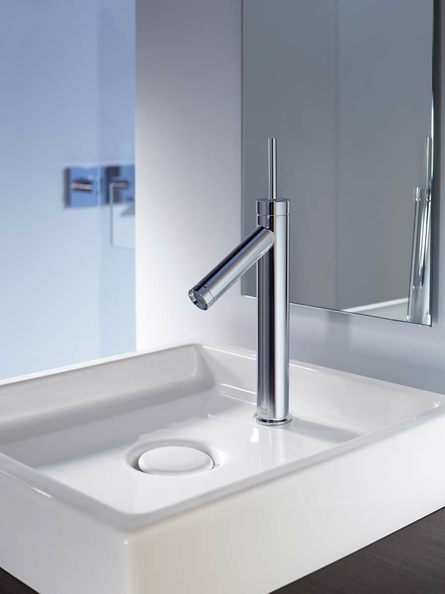 Mitigeur de lavabo AXOR Starck 170 avec bonde à écoulement libre