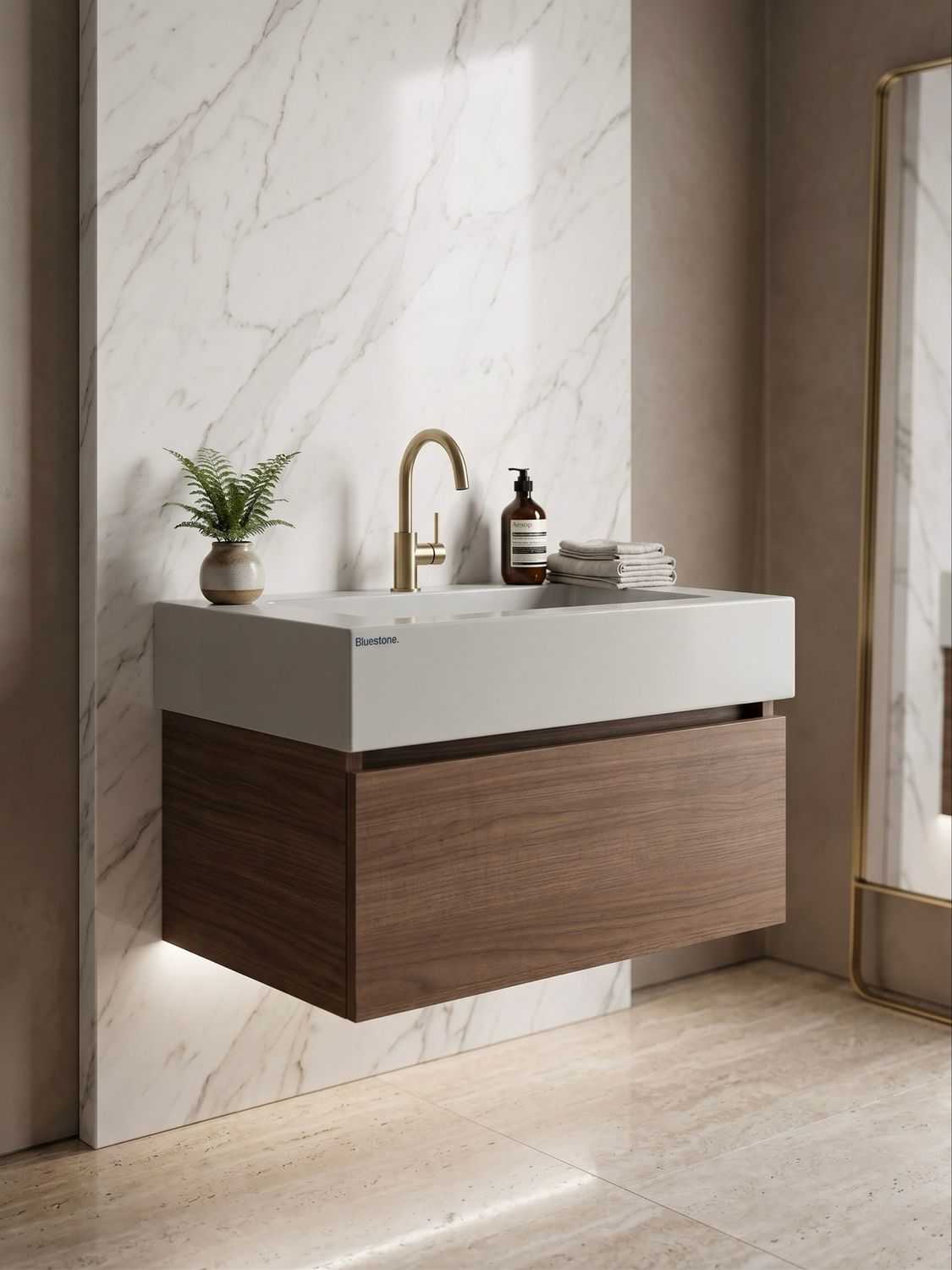 Vanity top Spazio 60 cm — Product view 4