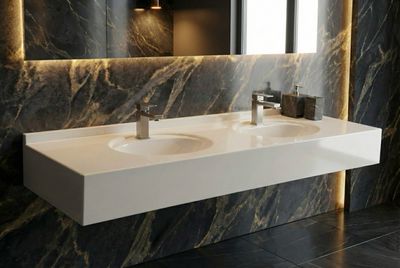 Atoll Double Basin Countertop 160 cm