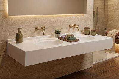 Atoll Double Basin Countertop 160 cm