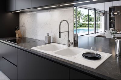 Roxan 120 cm x 60 cm Drop-in Kitchen Sink