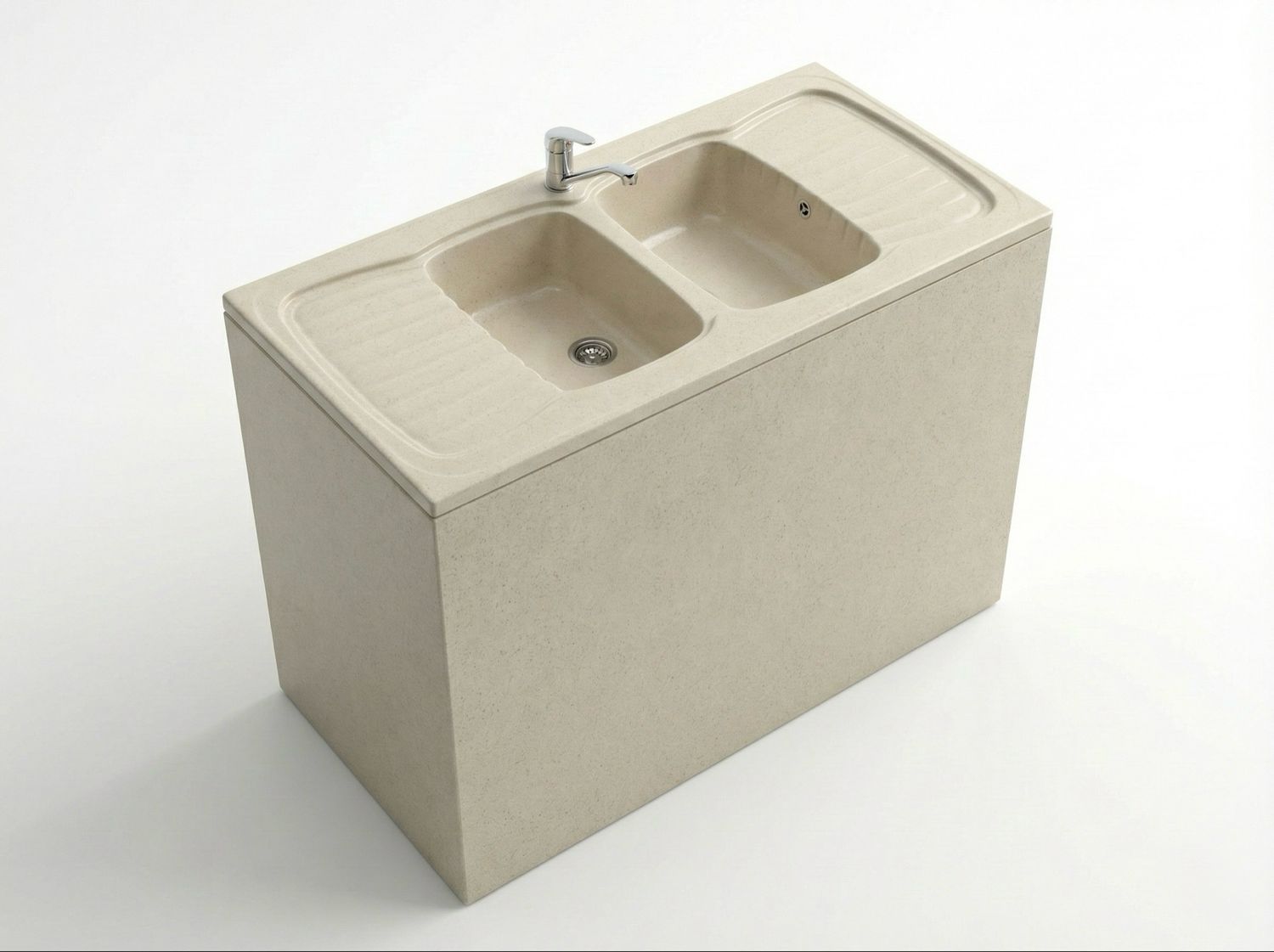 Roxan 140 cm x 60 cm Drop-in Kitchen Sink