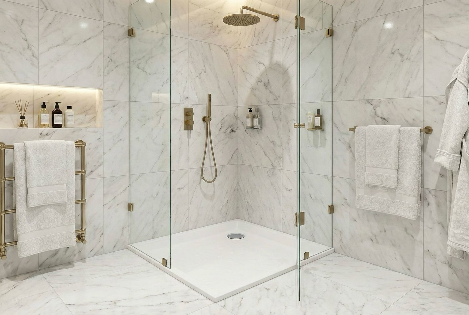 Shower Tray Novospace 80 x 80 cm without Drain