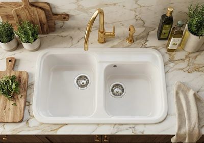 Samba 80 cm x 50 cm Built-In Kitchen Sink