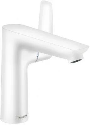 Mitigeur de lavabo Hansgrohe Talis E 150 avec tirette et vidage en blanc mat