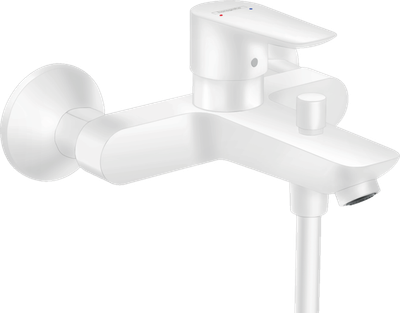 Hansgrohe Talis E Bath/Shower Mixer in Matte White