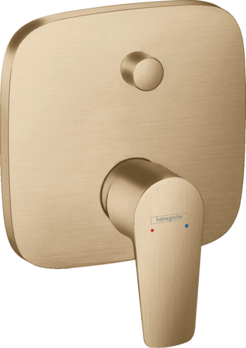 Set de finition pour mitigeur bain / douche encastré Hansgrohe Talis E en bronze brossé