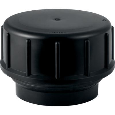 Tubulure filetée Geberit PEHD avec bouchon à visser (bouchon de dégorgement) : d=63mm