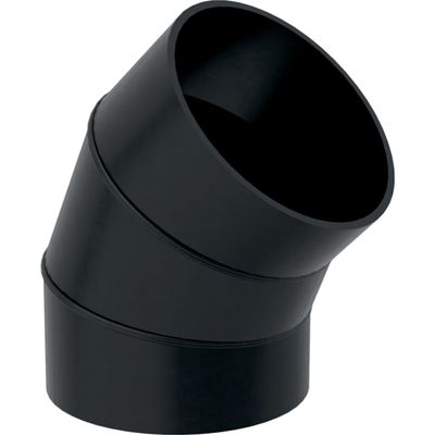 Coude à segment Geberit PEHD : 45°, d=250mm