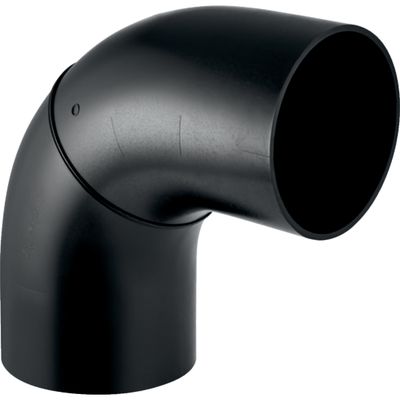 Coude à segment Geberit PEHD : 90°, d=200mm