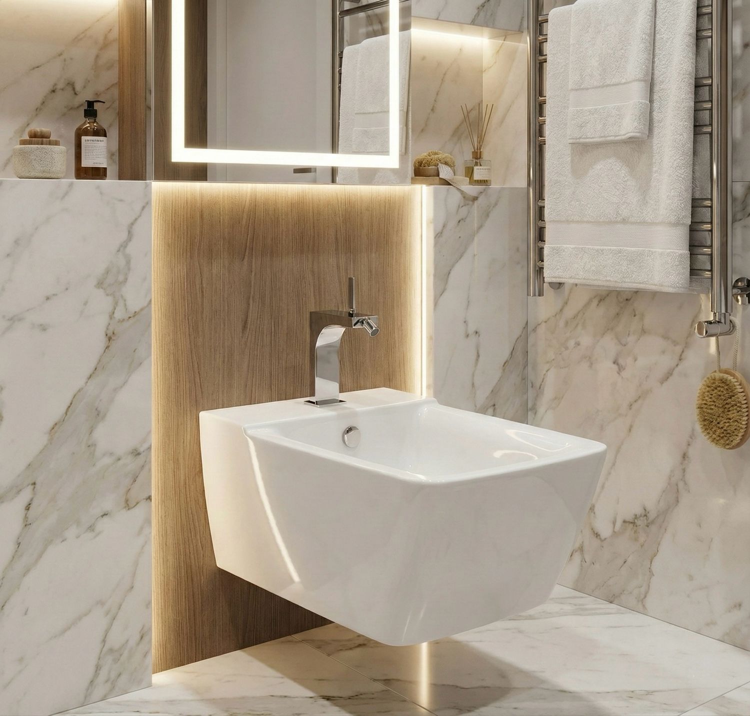 Bidet suspendu Geberit Xeno² caréné KeraTect®