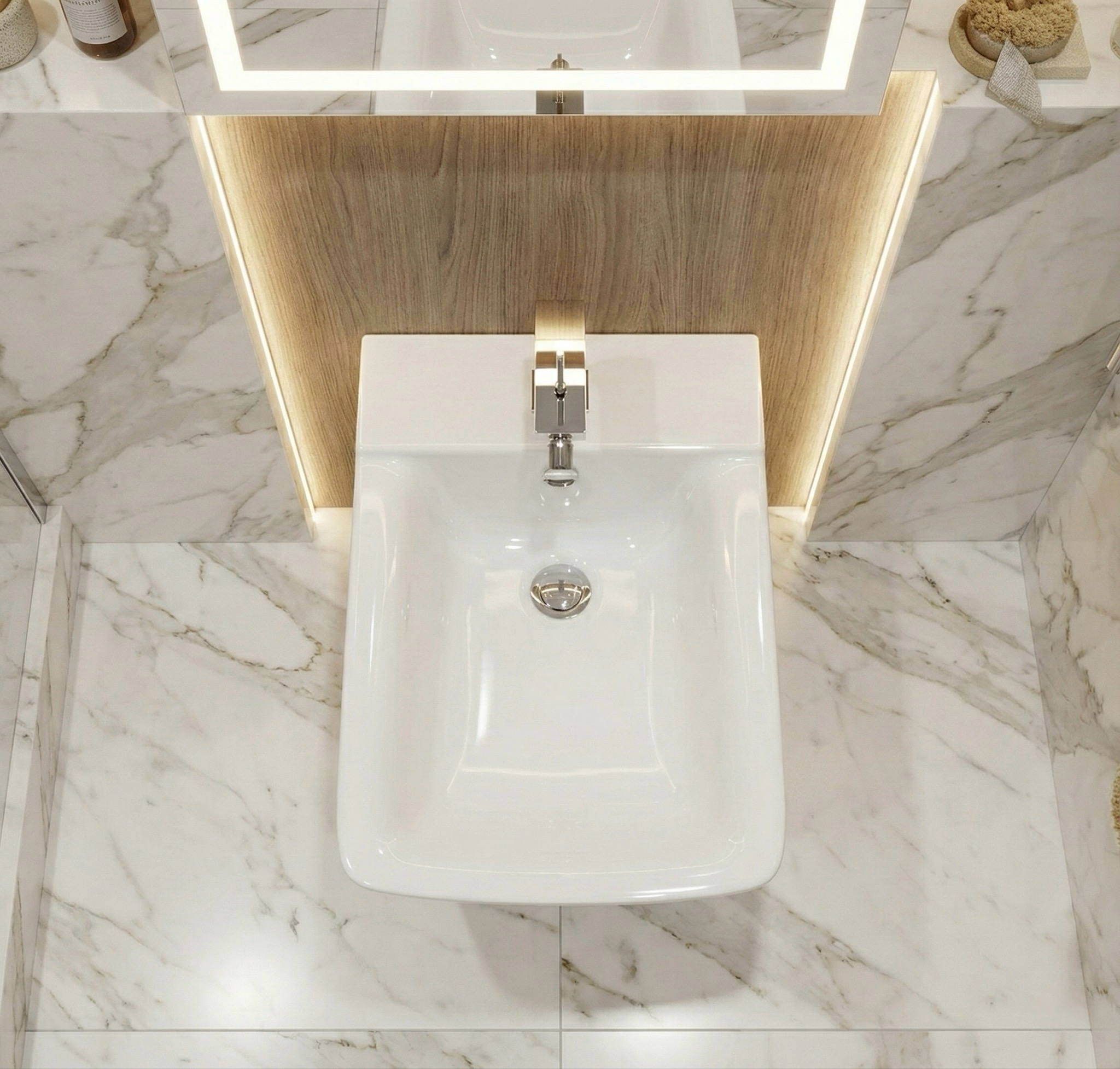 Bidet suspendu Geberit Xeno² caréné KeraTect® - vue 2