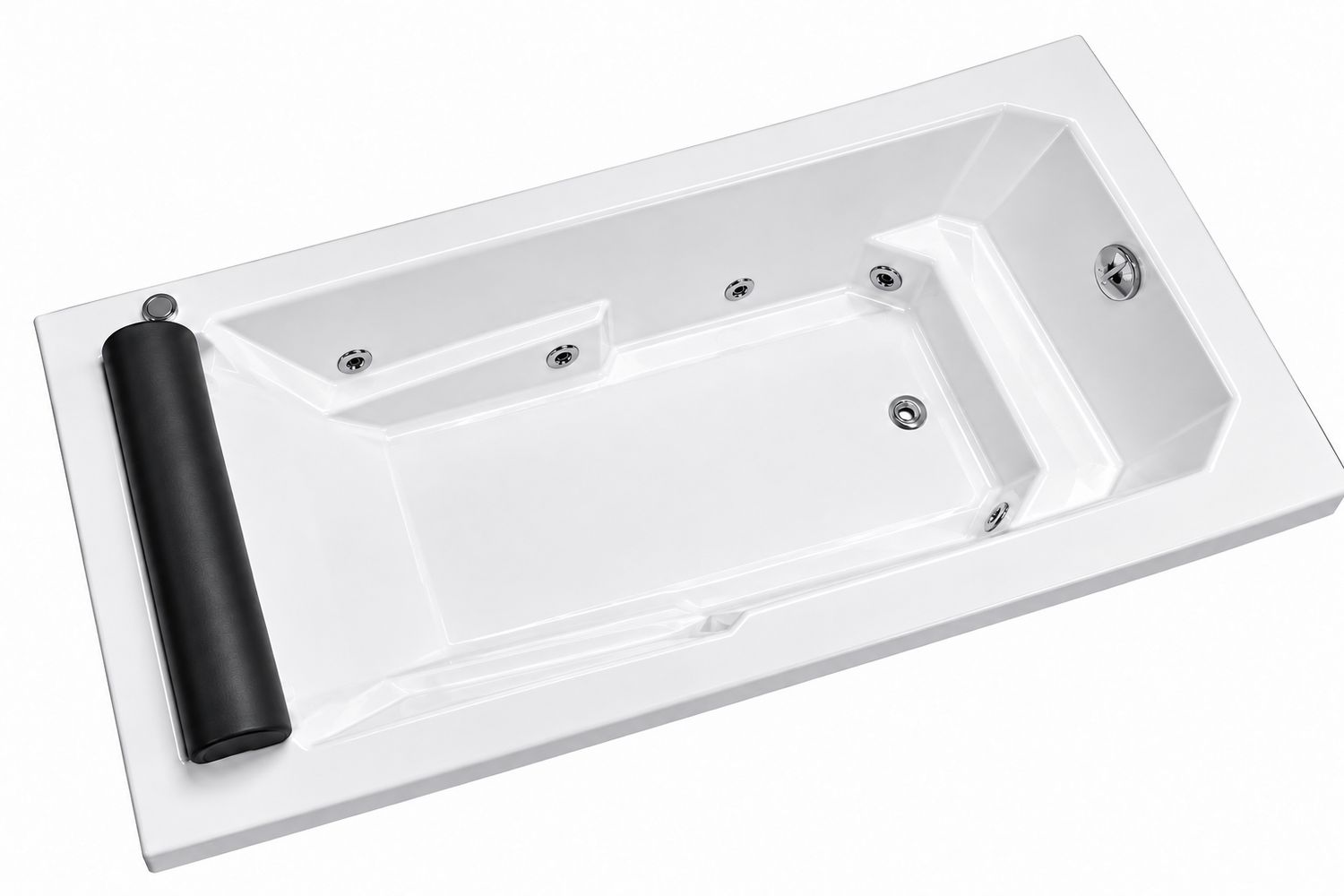 Baignoire VIP hydromassage simple 180 x 90 cm — vue 3