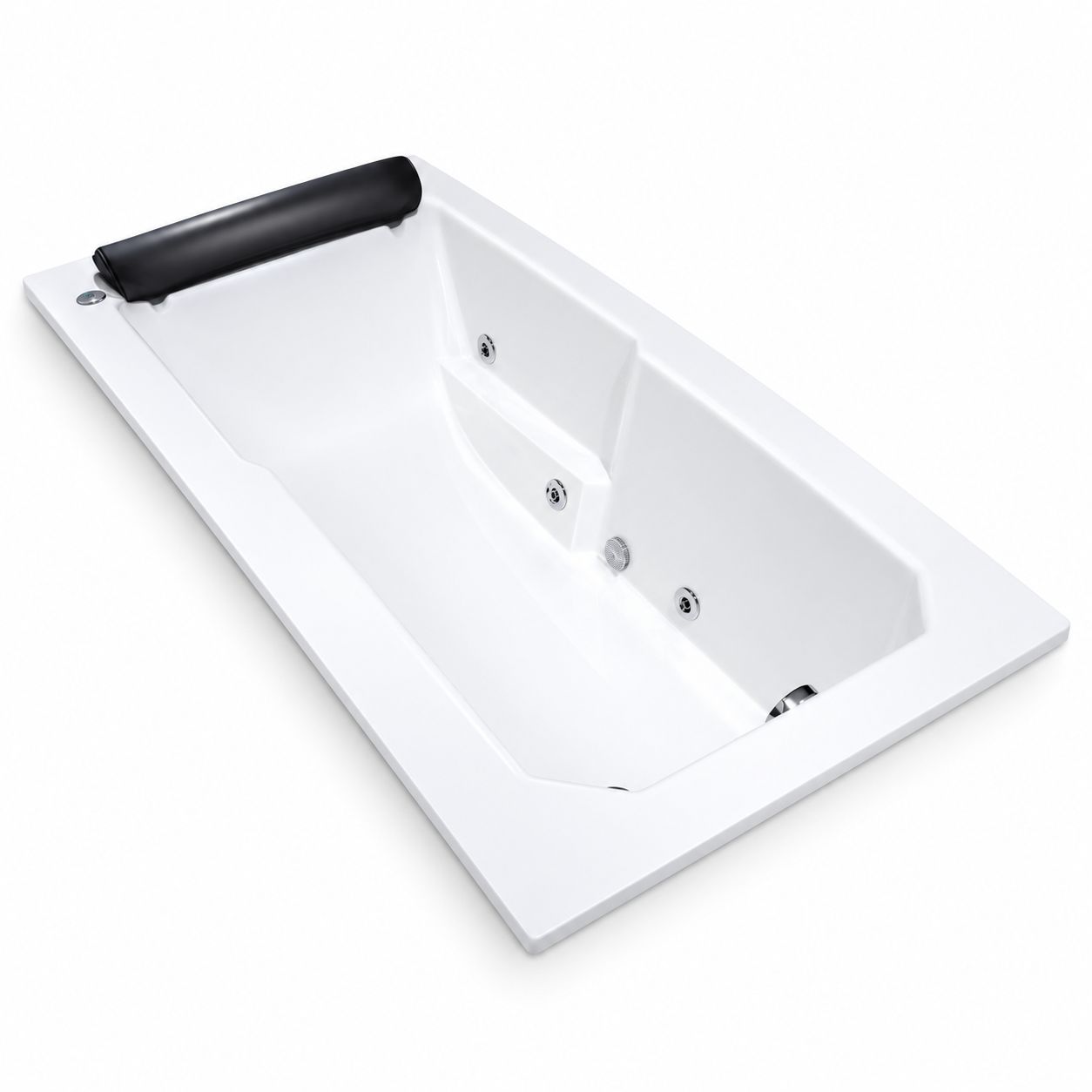 Baignoire VIP hydromassage simple 180 x 90 cm — vue 4