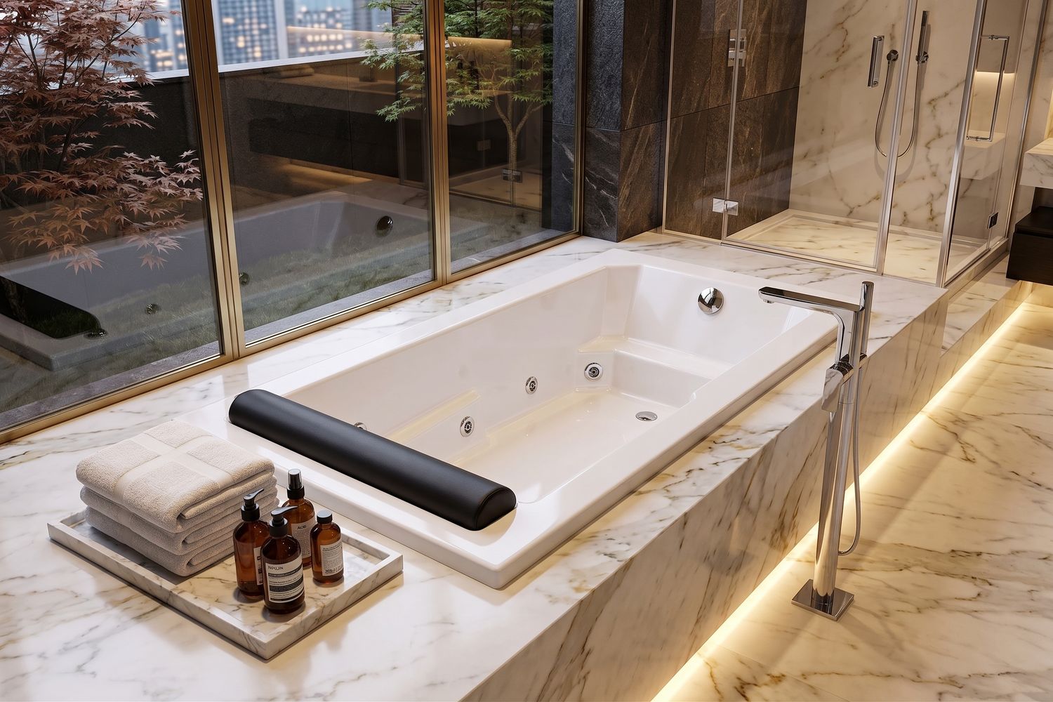 Baignoire VIP hydromassage simple 180 x 90 cm