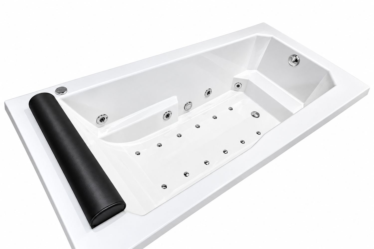 Baignoire VIP hydromassage mixte 180 x 90 cm — vue 5