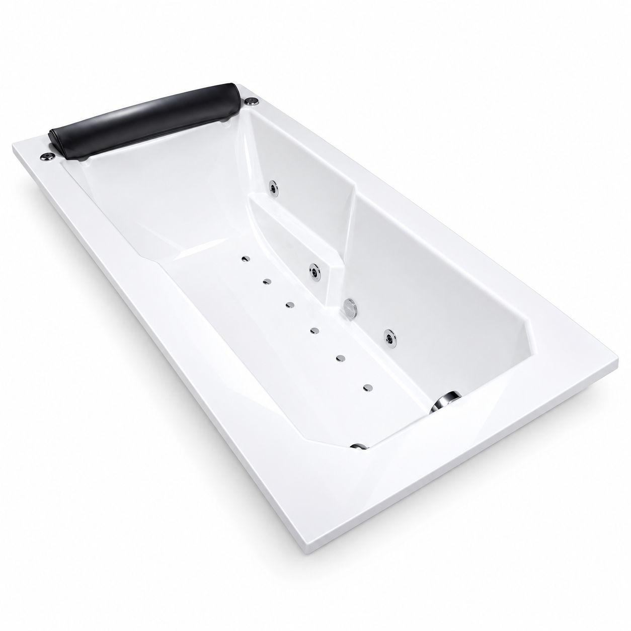 Bathtub VIP dual-system hydromassage 180 x 90 cm — Product view 6