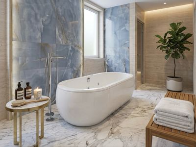 Single Deco Hydromassage Bathtub 177 x 82 cm