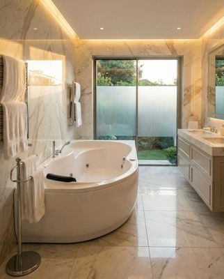Oasis Straight Bathtub with Simple Hydromassage 160 x 90 cm